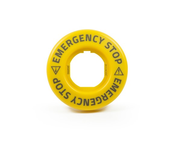 Accessory 24V AC/DC Flash Blinking (EMERGENCY-EMERGENCY) Marked Legend Plate with LED